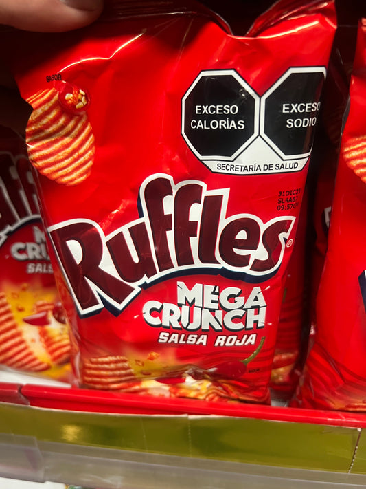 Ruffles Salsa Roja Mega Crunch